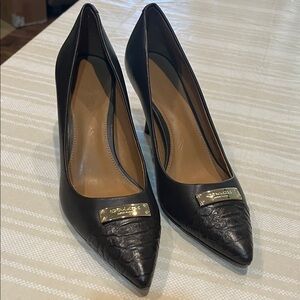 Coach Dark Brown Leather Heels size 7.5 women’s